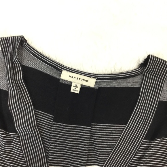 4/$20 MAX STUDIO Jersey Striped Sleeveless Dress - Picture 7 of 8